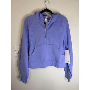 Lululemon Scuba Oversized Half Zip Hoodie Size M/L Dusty Lilac NWT